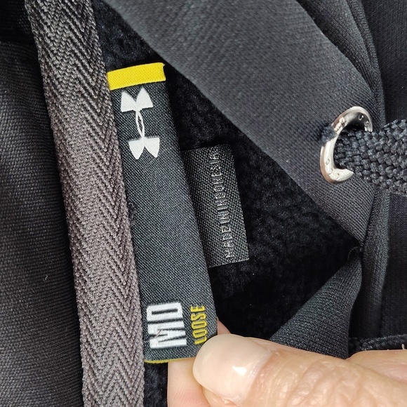 Under Armour Oklahoma State OSU Cowboys Black Hoodie Size Medium Loose - Picture 2 of 9